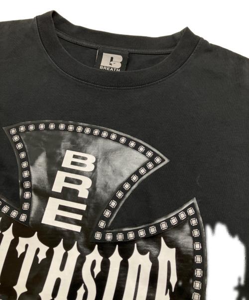 BREATH（ブレス）BREATH (ブレス) SOUTHSIDE CROSS LOGO TEE ブラック サイズ:Mの古着・服飾アイテム
