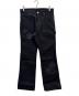 MINDSEEKER（マインドシーカー）の古着「Iron Cross Patch Flare Carpenter Pants」｜ブラック