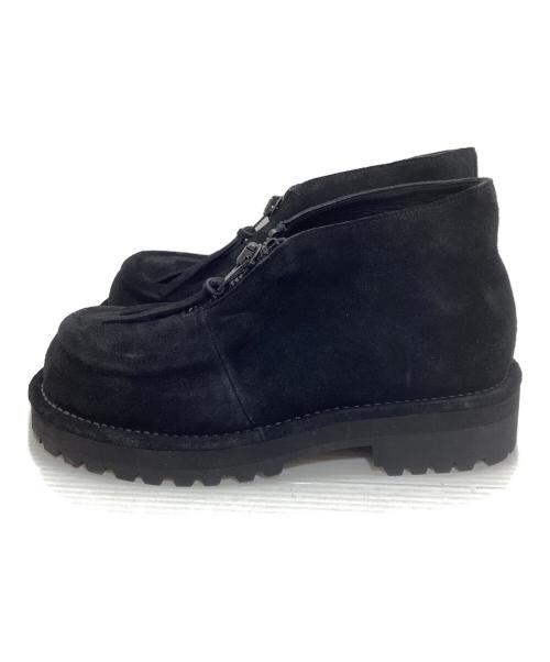 KIDS LOVE GAITE（キッズラブゲイト）KIDS LOVE GAITE (キッズラブゲイト) MINUS (マイナス) Shadow Mocca Rough Out(VIBRAM) ブラック サイズ:UK8(約26.5相当)の古着・服飾アイテム