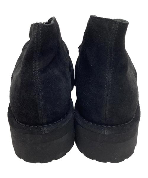 KIDS LOVE GAITE（キッズラブゲイト）KIDS LOVE GAITE (キッズラブゲイト) MINUS (マイナス) Shadow Mocca Rough Out(VIBRAM) ブラック サイズ:UK8(約26.5相当)の古着・服飾アイテム