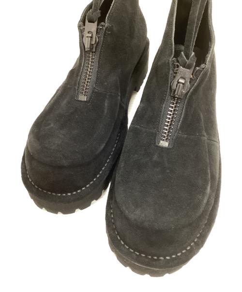 KIDS LOVE GAITE（キッズラブゲイト）KIDS LOVE GAITE (キッズラブゲイト) MINUS (マイナス) Shadow Mocca Rough Out(VIBRAM) ブラック サイズ:UK8(約26.5相当)の古着・服飾アイテム