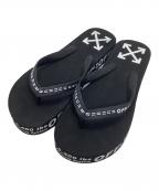 OFFWHITEオフホワイト）の古着「FLIP FLOP BLACK NO COLOR」｜ブラック
