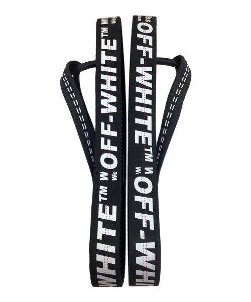 OFFWHITE（オフホワイト）OFFWHITE (オフホワイト) FLIP FLOP BLACK NO COLOR ブラック サイズ:サイズ41(約26cm前後)の古着・服飾アイテム