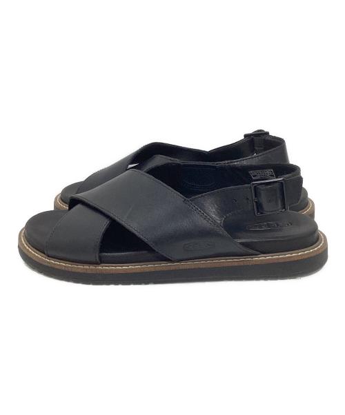 KEEN（キーン）KEEN (キーン) LANA CROSS STRAP SANDAL ブラック サイズ:25CMの古着・服飾アイテム
