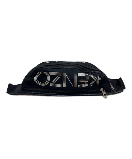 KENZO（ケンゾー）KENZO (ケンゾー) LOGO BUMBAG ブラックの古着・服飾アイテム