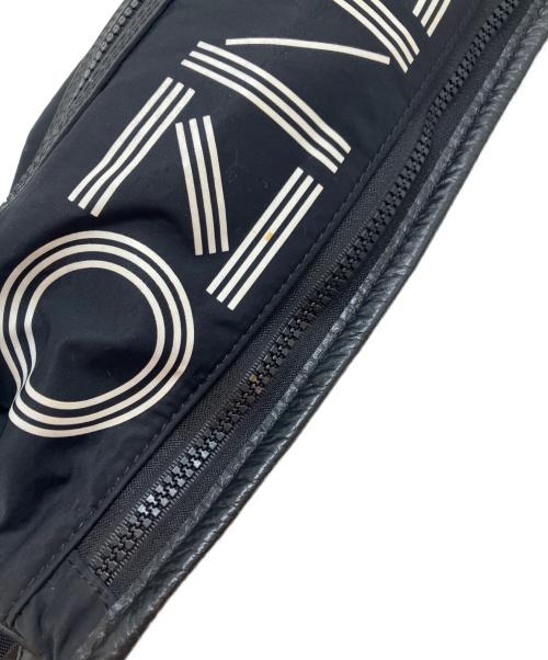 KENZO（ケンゾー）KENZO (ケンゾー) LOGO BUMBAG ブラックの古着・服飾アイテム