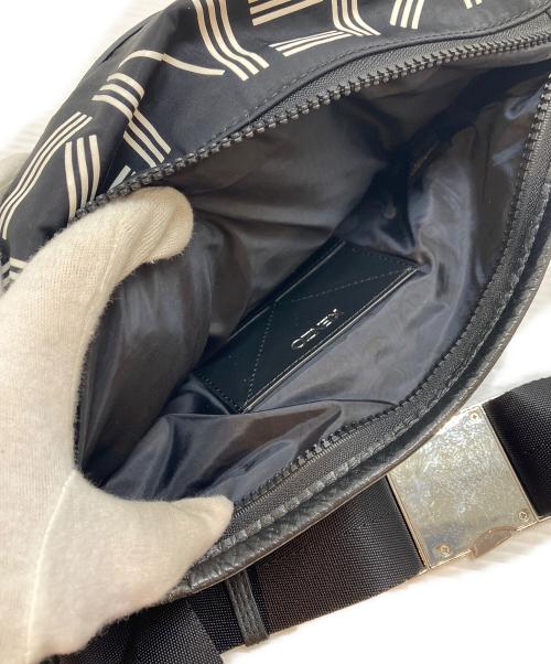 KENZO（ケンゾー）KENZO (ケンゾー) LOGO BUMBAG ブラックの古着・服飾アイテム
