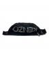 中古・古着 KENZO (ケンゾー) LOGO BUMBAG ブラック：6000円