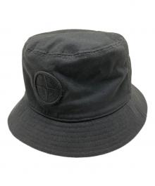 STONE ISLAND（ストーンアイランド）の古着「BUCKET HAT」｜ブラック