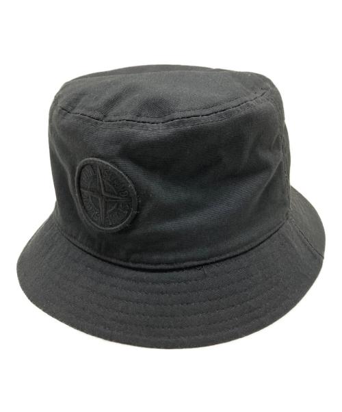 STONE ISLAND（ストーンアイランド）STONE ISLAND (ストーンアイランド) BUCKET HAT ブラック サイズ:XLの古着・服飾アイテム