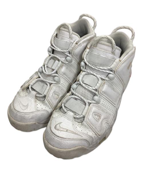 NIKE（ナイキ）NIKE (ナイキ) Air More Uptempo 'Triple White' ホワイト サイズ:27.5CMの古着・服飾アイテム