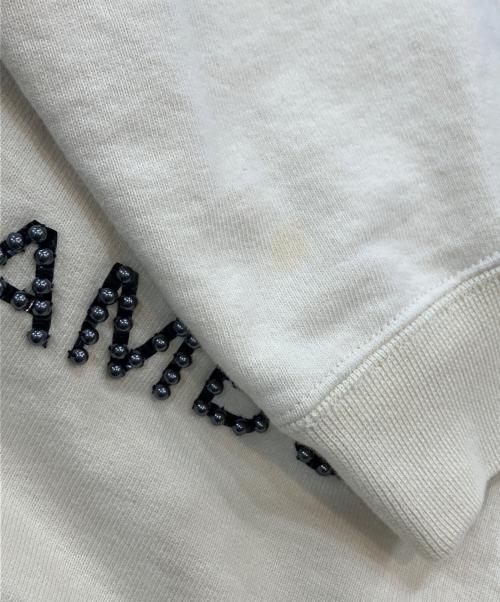 CHANEL（シャネル）CHANEL (シャネル) RUE CAMBON カメリアスウェット アイボリー サイズ:Sの古着・服飾アイテム