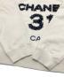 中古・古着 CHANEL (シャネル) RUE CAMBON カメリアスウェット アイボリー サイズ:S：120000円