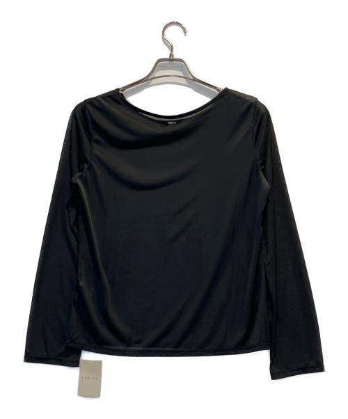 CADUNE（カデュネ）CADUNE (カデュネ) シアーカットソー ブラック サイズ:38の古着・服飾アイテム
