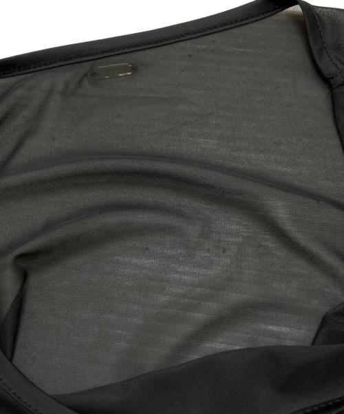 CADUNE（カデュネ）CADUNE (カデュネ) シアーカットソー ブラック サイズ:38の古着・服飾アイテム