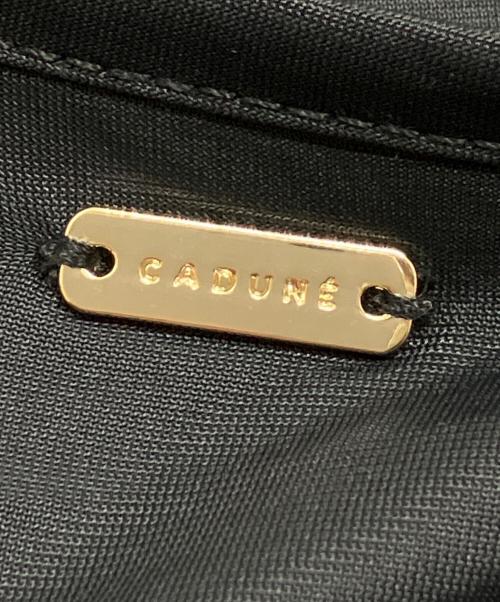 CADUNE（カデュネ）CADUNE (カデュネ) シアーカットソー ブラック サイズ:38の古着・服飾アイテム