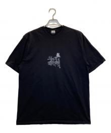 stussy（ステューシー）の古着「プリントTシャツ」｜ブラック
