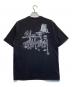 stussy (ステューシー) プリントTシャツ ブラック サイズ:L：7000円