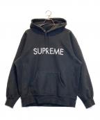 SUPREMEシュプリーム）の古着「Capital Hooded Sweatshirt パーカー」｜ブラック