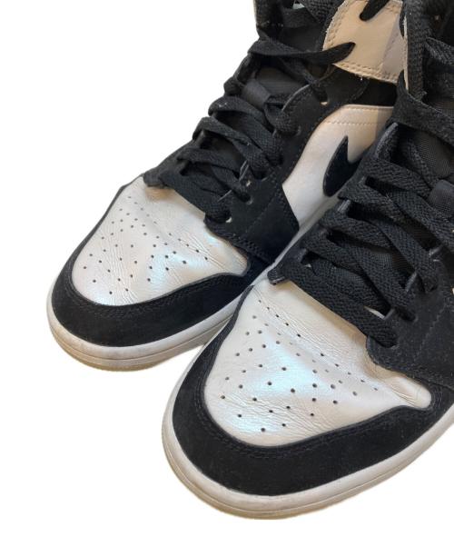 NIKE（ナイキ）NIKE (ナイキ) Air Jordan 1 Mid Omega ブラック×ホワイト サイズ:US9/UK8/EUR42.5/cm27の古着・服飾アイテム