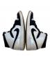 中古・古着 NIKE (ナイキ) Air Jordan 1 Mid Omega ブラック×ホワイト サイズ:US9/UK8/EUR42.5/cm27：7000円