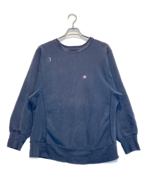 Champion REVERSE WEAVE（チャンピオン リバース ウィーブ）Champion REVERSE WEAVE (チャンピオン リバース ウィーブ) REVERSE WEAVE スウェットプルオーバー ネイビー サイズ:Lの古着・服飾アイテム