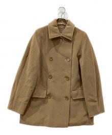 MaxMara（マックスマーラ）の古着「ウールショートコート」｜ベージュ