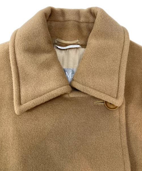 MaxMara（マックスマーラ）MaxMara (マックスマーラ) ウールショートコート ベージュ サイズ:40の古着・服飾アイテム