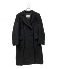 MaxMara（マックスマーラ）の古着「アルパカ混コート」｜ブラック