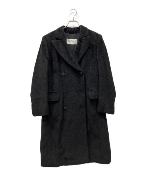 MaxMara（マックスマーラ）MaxMara (マックスマーラ) アルパカ混コート ブラック サイズ:42の古着・服飾アイテム