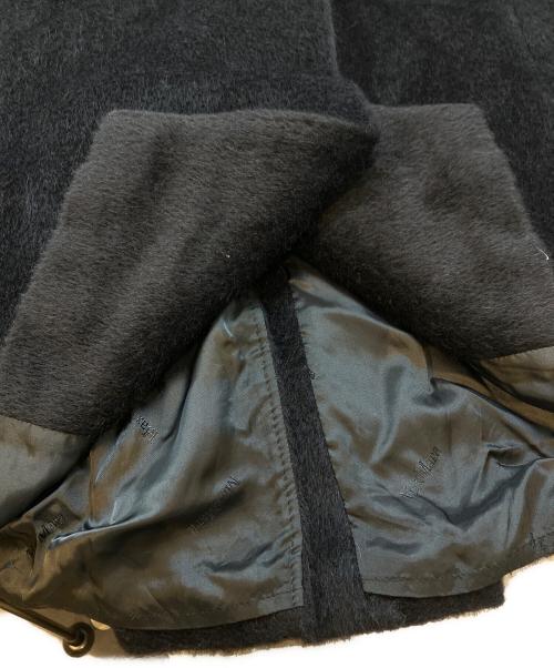 MaxMara（マックスマーラ）MaxMara (マックスマーラ) アルパカ混コート ブラック サイズ:42の古着・服飾アイテム
