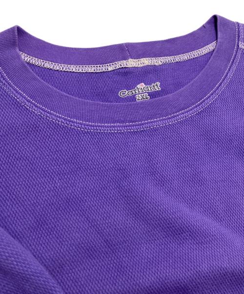 CarHartt（カーハート）CarHartt (カーハート) サーマルカットソー パープル サイズ:２XLの古着・服飾アイテム
