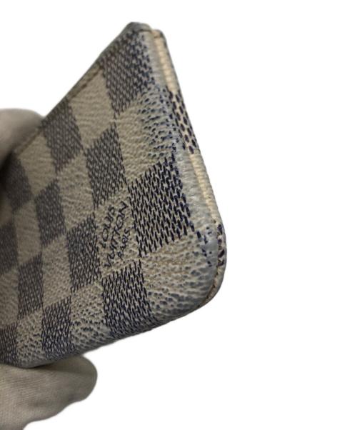 LOUIS VUITTON（ルイ ヴィトン）LOUIS VUITTON (ルイ ヴィトン) ダミエ・アズール　コインケース ホワイトの古着・服飾アイテム