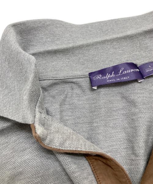 RALPH LAUREN Purple Label（ラルフ ローレン パープル レーベル）RALPH LAUREN PURPLE LABEL (ラルフ ローレン パープル レーベル) ポロシャツ グレー サイズ:Sの古着・服飾アイテム