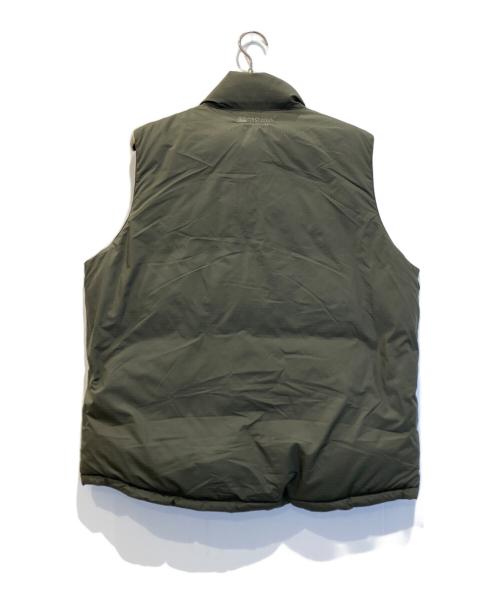 FIRST DOWN（ファーストダウン）FIRST DOWN (ファーストダウン) ベスト カーキ×ブラック サイズ:XLの古着・服飾アイテム