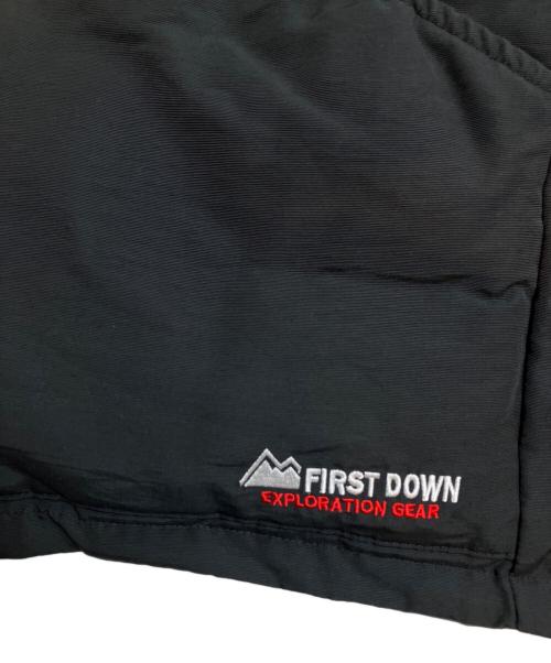FIRST DOWN（ファーストダウン）FIRST DOWN (ファーストダウン) ベスト カーキ×ブラック サイズ:XLの古着・服飾アイテム