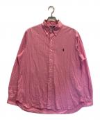 POLO RALPH LAURENポロ・ラルフローレン）の古着「チェックシャツ」｜ピンク