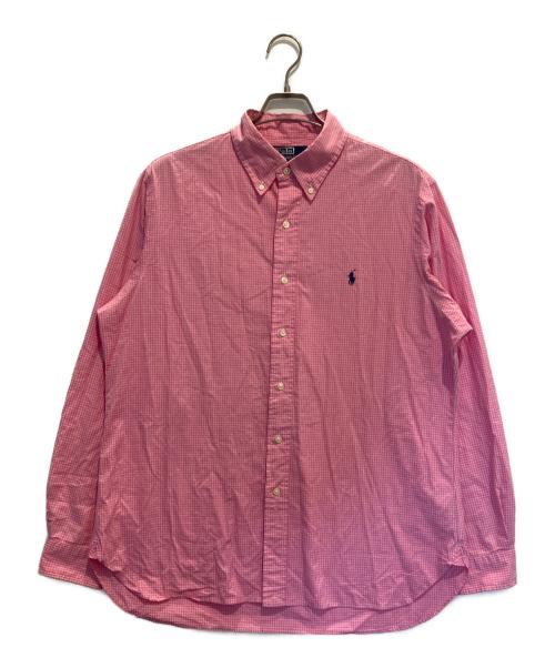 POLO RALPH LAUREN（ポロ・ラルフローレン）POLO RALPH LAUREN (ポロ・ラルフローレン) チェックシャツ ピンク サイズ:42 / 16 1/2(L～LL相当)の古着・服飾アイテム