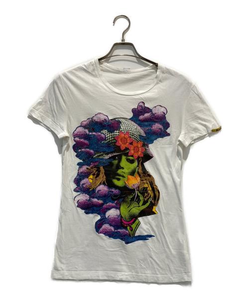 JOHN GALLIANO（ジョンガリアーノ）JOHN GALLIANO (ジョンガリアーノ) Tシャツ ホワイト サイズ:Mの古着・服飾アイテム