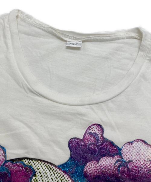 JOHN GALLIANO（ジョンガリアーノ）JOHN GALLIANO (ジョンガリアーノ) Tシャツ ホワイト サイズ:Mの古着・服飾アイテム