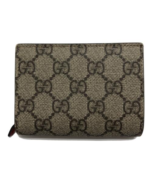 GUCCI（グッチ）GUCCI (グッチ) 2つ折り財布 ベージュの古着・服飾アイテム