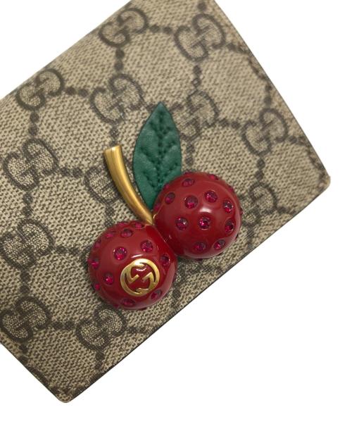 GUCCI（グッチ）GUCCI (グッチ) 2つ折り財布 ベージュの古着・服飾アイテム