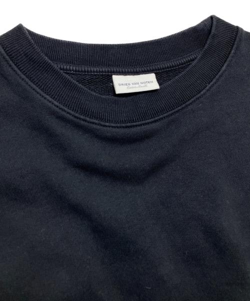 DRIES VAN NOTEN（ドリスヴァンノッテン）DRIES VAN NOTEN (ドリスヴァンノッテン) スウェットプルオーバー ブラック サイズ:XSの古着・服飾アイテム