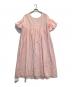 Sea Room lynn (シールームリン) Cottonギャザーパフスリーブドレス ピンク サイズ:S：8000円