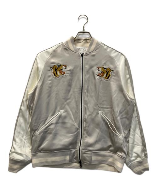 TAION（タイオン）TAION (タイオン) JAPAN SPECIAL リバーシブルスカジャン アイボリー サイズ:Sの古着・服飾アイテム