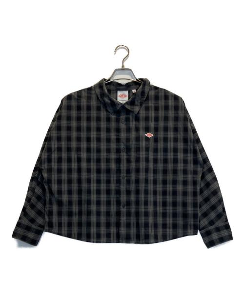DANTON（ダントン）DANTON (ダントン) ドルマンスリーブワークシャツ ブラック サイズ:36の古着・服飾アイテム