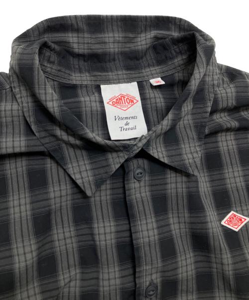 DANTON（ダントン）DANTON (ダントン) ドルマンスリーブワークシャツ ブラック サイズ:36の古着・服飾アイテム