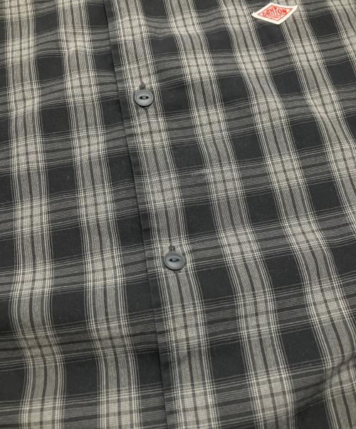 DANTON（ダントン）DANTON (ダントン) ドルマンスリーブワークシャツ ブラック サイズ:36の古着・服飾アイテム