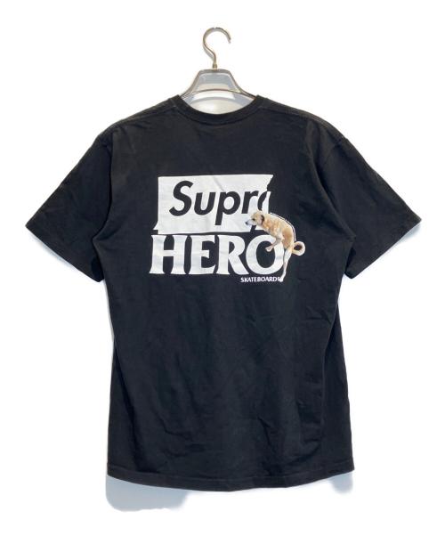 SUPREME（シュプリーム）SUPREME (シュプリーム) ANTIHERO Dog Tee ブラック サイズ:Mの古着・服飾アイテム