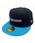 Supreme（シュプリーム）の古着「BOX LOGO CAP」｜ブラック×ブルー